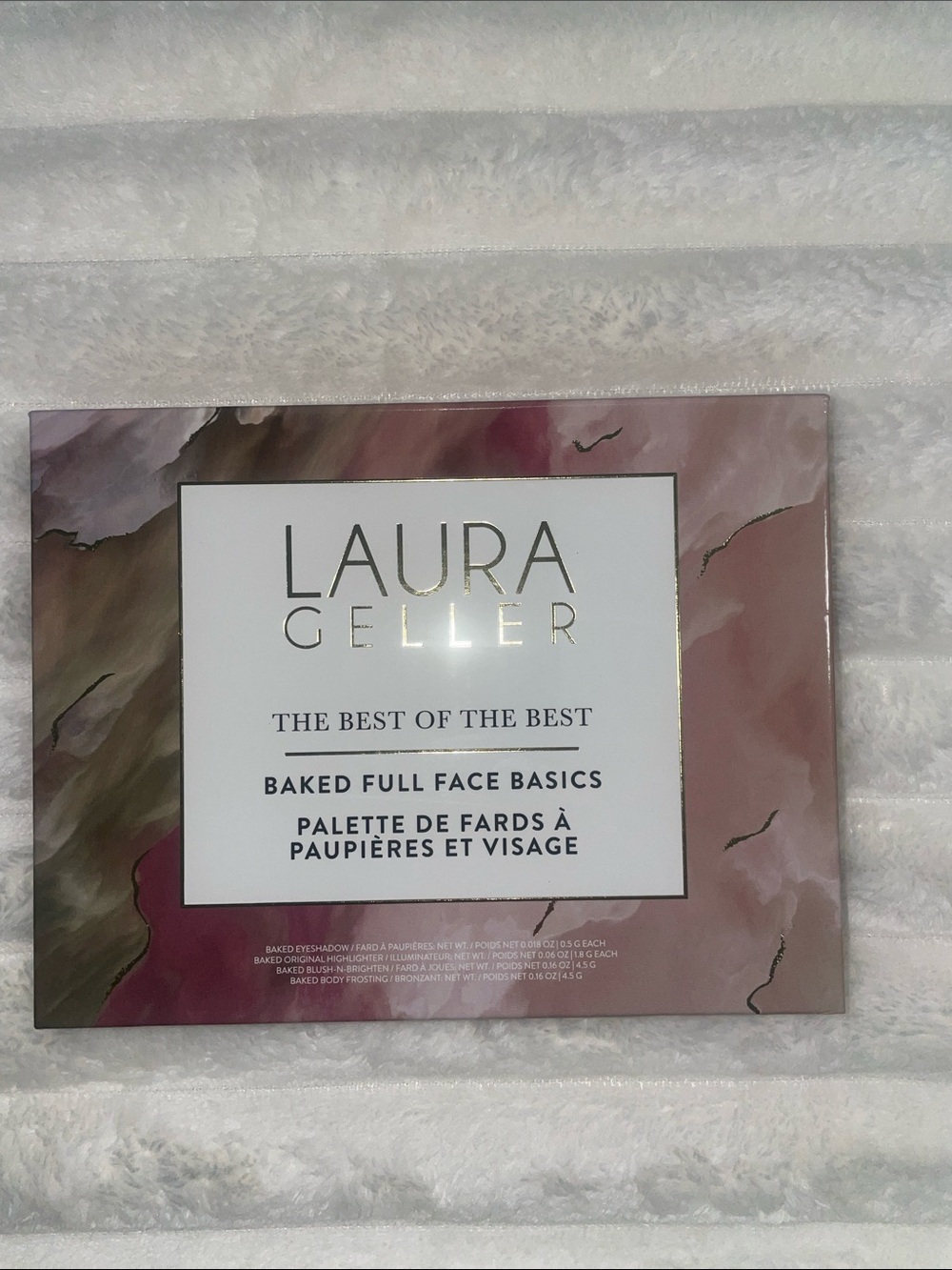 Laura Geller Baked Full Face Basics Palette — Rose Marble Tones